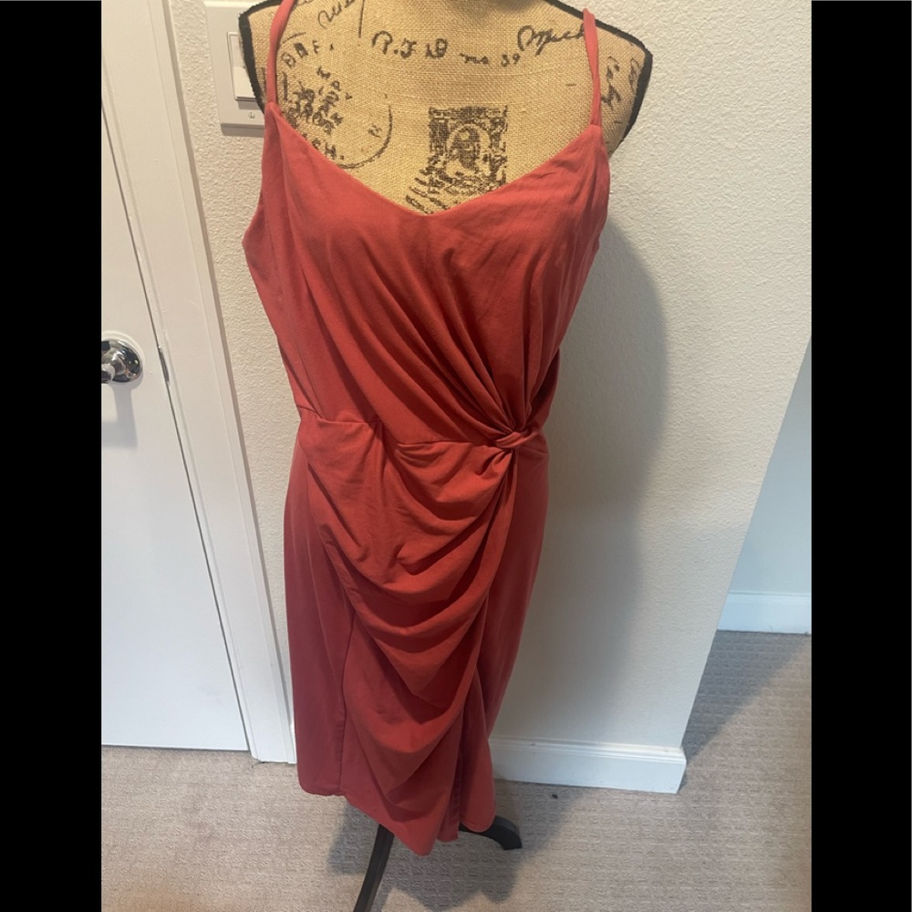 Salmon Jersey Cami Dress